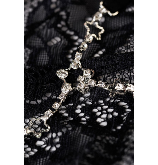 Трусики-стринги со стразами Sheila