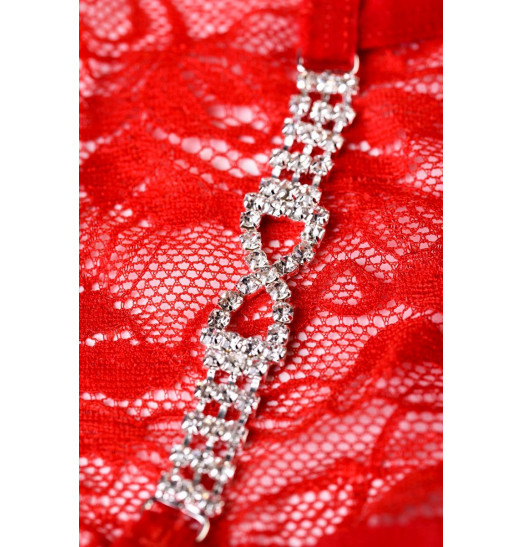 Трусики-стринги Ella с перемычкой из страз