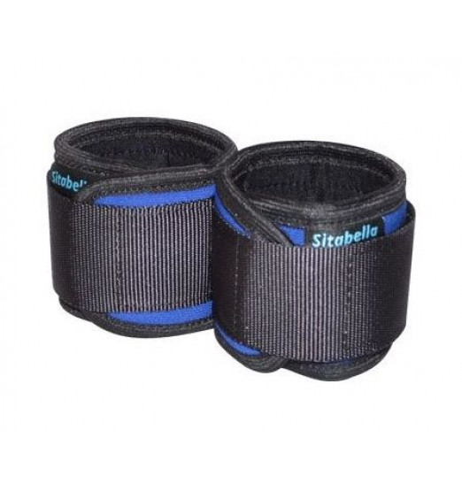 Сине-черные неопреновые наручники