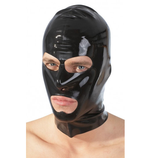 Шлем-маска на голову с отверстиями для рта и глаз