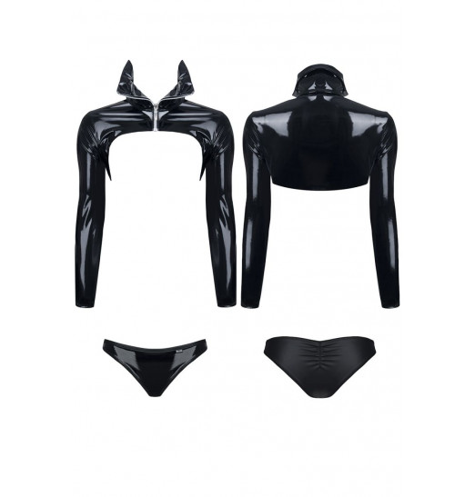 Лаковый комплект Nora: жакет и трусики Лаковый комплект Nora: жакет и трусики