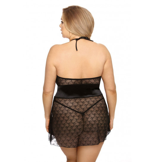 Кокетливая кружевная сорочка Rhiannon с узором в виде бантиков