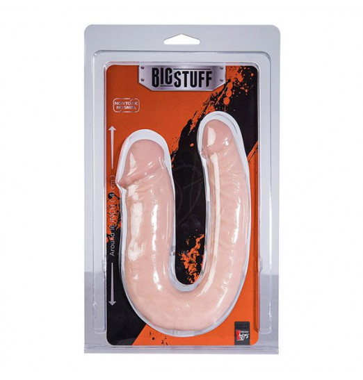 Двусторонний фаллоимитатор BIGSTUFF 16INCH DOUBLE DONG - 41 см.