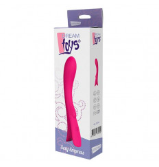 Розовый перезаряжаемый вибратор SEXY EMPRESS - 14 см.