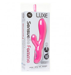 Розовый вибромассажер FEMME LUXE - 23,5 см.