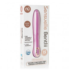 Сиреневый вибратор BENTLII - 14 см.