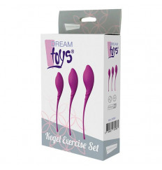 Набор из 3 фиолетовых вагинальных шариков PLEASURE BALLS   EGGS KEGEL EXERCISE SET