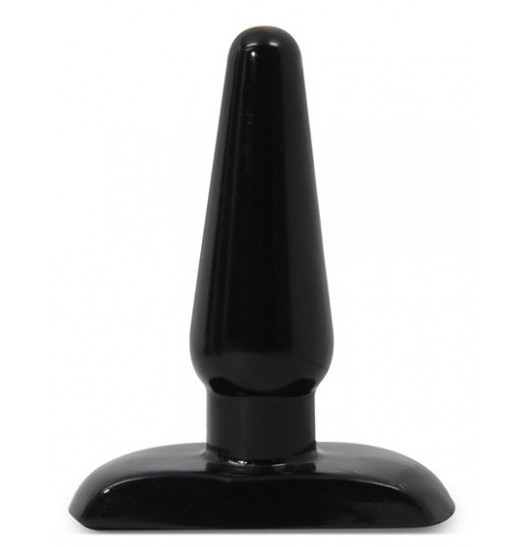 Черная анальная пробка Small Plug - 9 см.