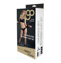 Комплект наручников и поножей LUXURIOUS BED RESTRAINT CUFF SET