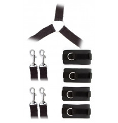 Комплект наручников и поножей LUXURIOUS BED RESTRAINT CUFF SET