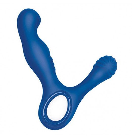 Синий стимулятор простаты с вибрацией Revive Prostate Massager