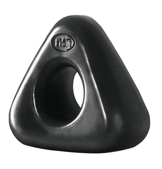Черное треугольное эрекционное кольцо RENEGADE JUNK PUSHER