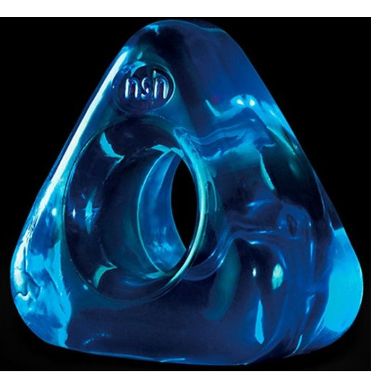 Синее треугольное эрекционное кольцо RENEGADE JUNK PUSHER