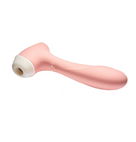 Персиковый вакуумный бесконтактный стимулятор клитора и вибратор Halo