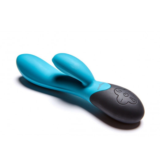 Бирюзовый вибратор с клиторальным отростком и нагревом Perseus - 20,8 см. Бирюзовый вибратор с клиторальным отростком и нагревом Perseus - 20,8 см.