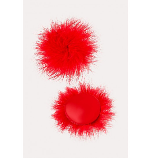 Соблазнительные круглые пэстис с пухом