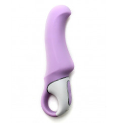 Сиреневый вибратор Satisfyer Charming Smile - 18,5 см.