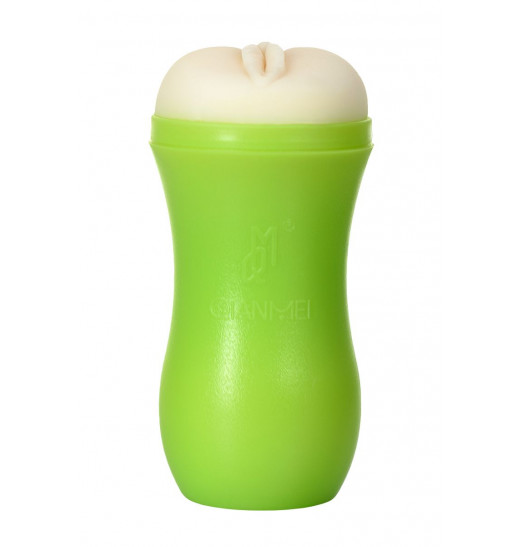 Мастурбатор-вагина A-Toys в зеленой колбе