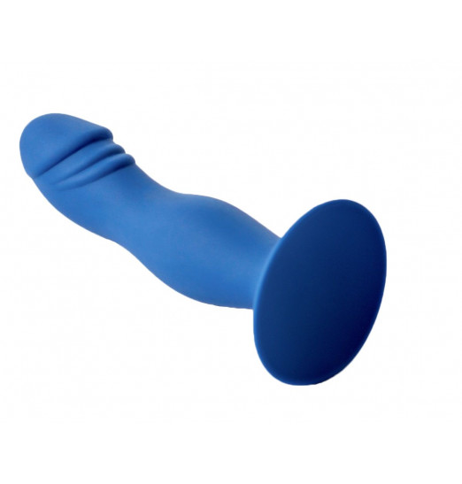 Синяя анальная пробка Hercules - 16 см. Синяя анальная пробка Hercules - 16 см.