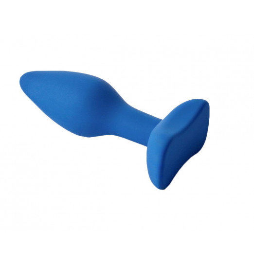 Синяя анальная пробка Matter S - 9 см.