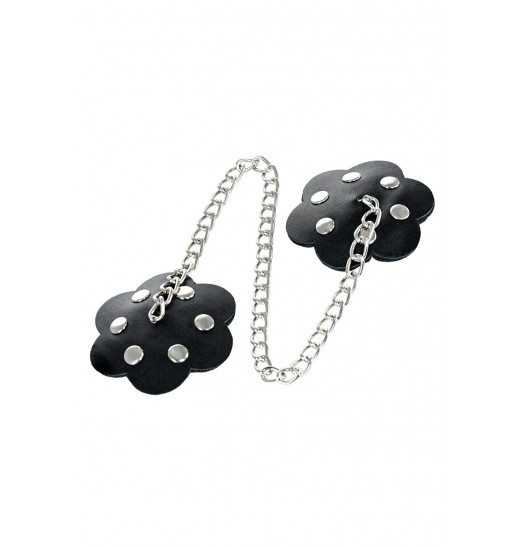 Черные пэстис с цепочкой Theatre