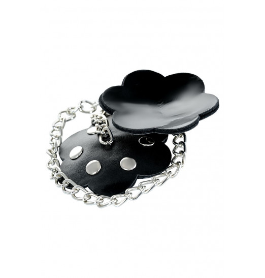 Черные пэстис с цепочкой Theatre