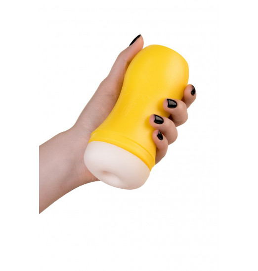 Мастурбатор-анус A-Toys в желтой колбе