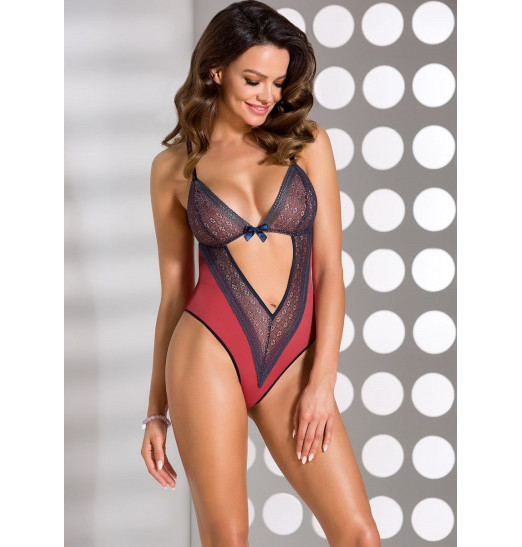 Шикарное боди Sylviane с треугольным вырезом под лифом