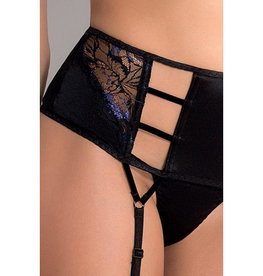 Шикарный комплект Meredith с открытой грудью и блестящим кружевом Шикарный комплект Meredith с открытой грудью и блестящим кружевом