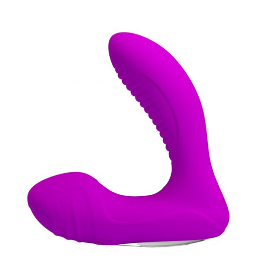 Лиловый массажер простаты Lillian с вибрацией и функцией нагрева Лиловый массажер простаты Lillian с вибрацией и функцией нагрева