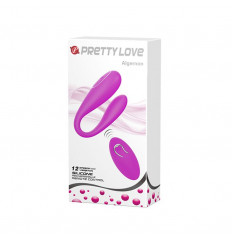 Лиловый вибратор для пар Algernon с пультом ДУ