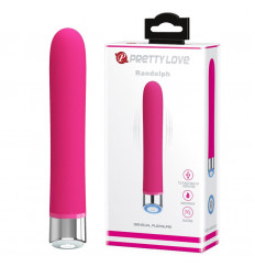 Розовый вибратор Randolph - 16,7 см.