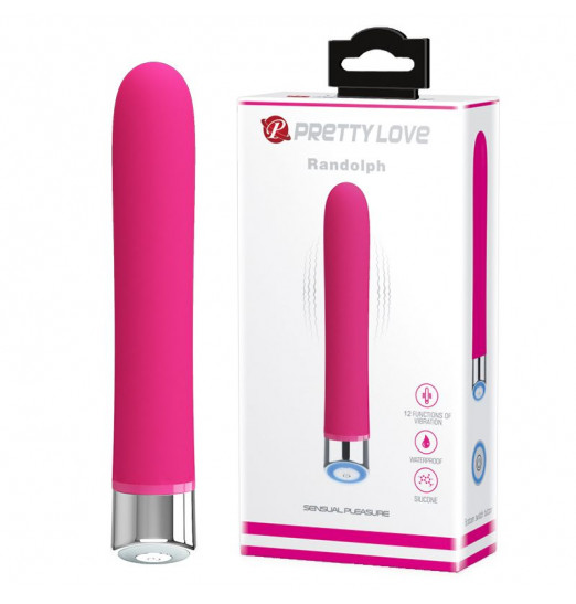 Розовый вибратор Randolph - 16,7 см. Розовый вибратор Randolph - 16,7 см.