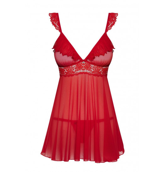 Чувственный бэби-долл со шнуровкой на спине