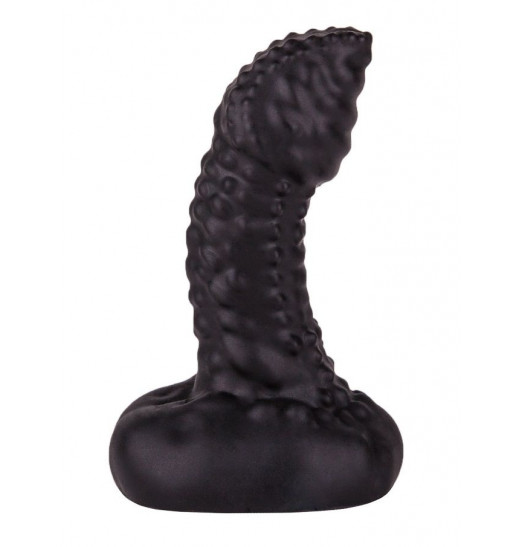 Чёрный плаг-массажёр для простаты - 7,2 см. Чёрный плаг-массажёр для простаты - 7,2 см.