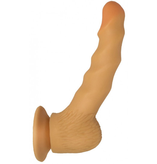 Фаллоимитатор-реалистик на присоске - 14 см.