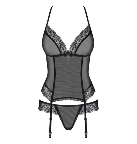 Волнующий полупрозрачный корсаж