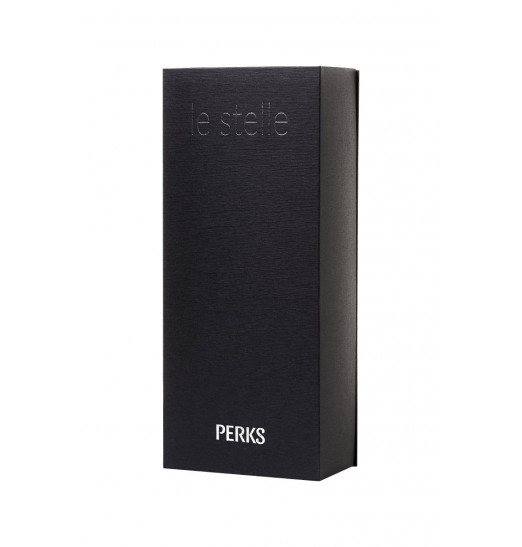 Розовый вибратор Le Stelle PERKS SERIES EX-3 с двумя сменными насадками