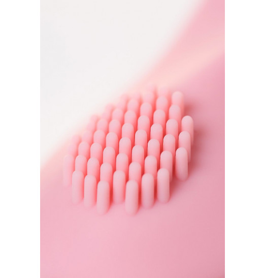 Розовый вибратор Le Stelle PERKS SERIES EX-3 с двумя сменными насадками