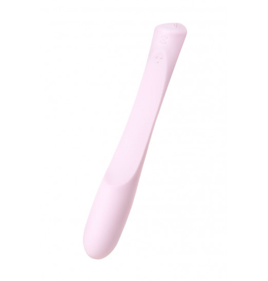 Нежно-розовый гибкий водонепроницаемый вибратор Sirens Venus - 22 см.