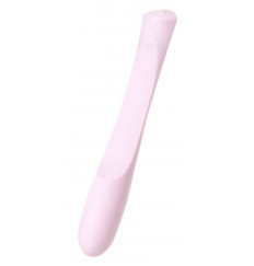 Нежно-розовый гибкий водонепроницаемый вибратор Sirens Venus - 22 см.