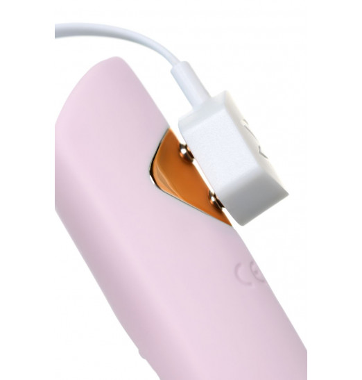 Нежно-розовый гибкий водонепроницаемый вибратор Sirens Venus - 22 см.