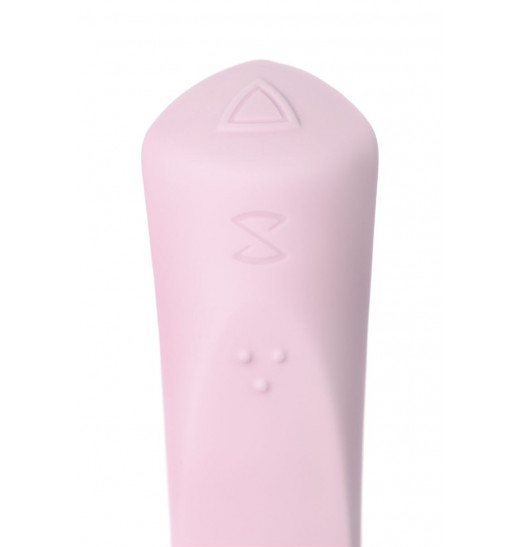 Нежно-розовый гибкий водонепроницаемый вибратор Sirens Venus - 22 см.