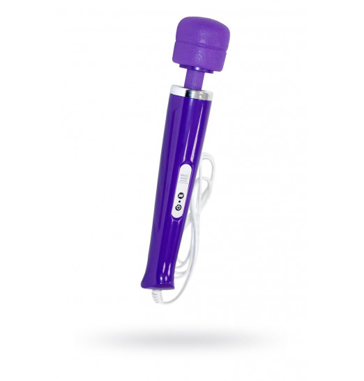 Фиолетовый проводной вибромассажер Magic Wand