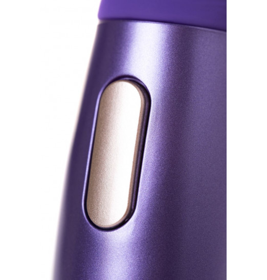 Фиолетовый вибратор Le Stelle PERKS SERIES EX-1 с 2 сменными насадками