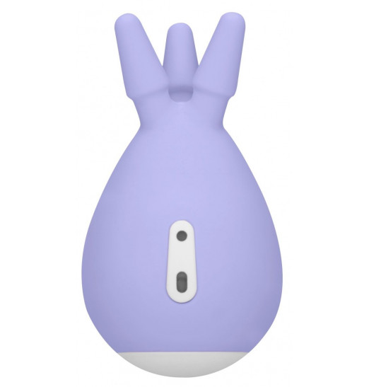 Фиолетовый клиторальный стимулятор Luscious с тремя отростками