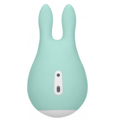 Зеленый клиторальный стимулятор Sugar Bunny - 9,5 см.