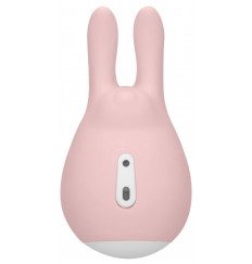 Розовый клиторальный стимулятор Love Bunny - 9,4 см.
