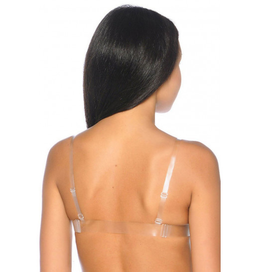 Силиконовый бюстгальтер-невидимка с эффектом пуш-ап на бретелях Силиконовый бюстгальтер-невидимка с эффектом пуш-ап на бретелях