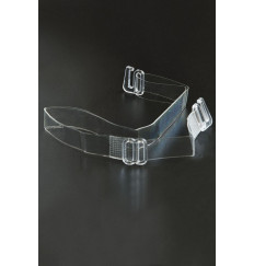 Силиконовые бретели с пластиковым крючком шириной 15 мм - 2 шт.